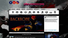 What Playnomore.com website looked like in 2021 (2 years ago)