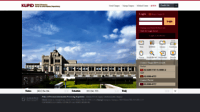 What Portal.korea.ac.kr website looked like in 2021 (4 years ago)