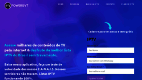 What Powergvt.com.br website looked like in 2021 (2 years ago)