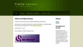 What Praktijksamsara.nl website looked like in 2021 (2 years ago)