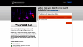 What Predictionpros.com website looked like in 2021 (2 years ago)