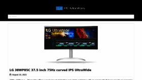 What Pcmonitors.info website looked like in 2021 (2 years ago)