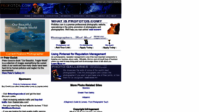What Profotos.com website looked like in 2021 (2 years ago)