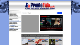 What Prontofido.net website looked like in 2021 (2 years ago)