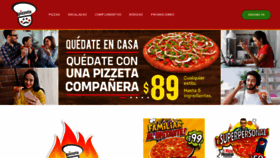 What Pizzeta.com.mx website looked like in 2021 (4 years ago)