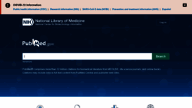 What Pubmed.gov website looked like in 2021 (2 years ago)