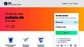 What Puhala.de website looked like in 2021 (2 years ago)