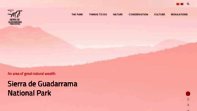 What Parquenacionalsierraguadarrama.es website looked like in 2021 (2 years ago)