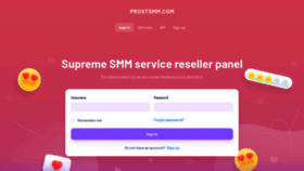 What Prostsmm.com website looked like in 2021 (2 years ago)