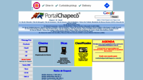 What Portalchapeco.com.br website looked like in 2021 (2 years ago)