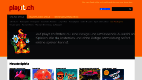 What Playit.ch website looked like in 2021 (2 years ago)