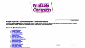 What Printablecontracts.com website looked like in 2021 (2 years ago)