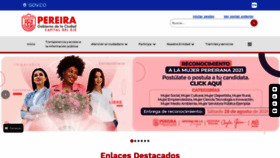 What Pereira.gov.co website looked like in 2021 (2 years ago)