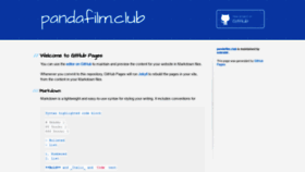What Pandafilm.club website looked like in 2021 (2 years ago)