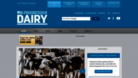 What Progressivedairy.com website looked like in 2021 (2 years ago)