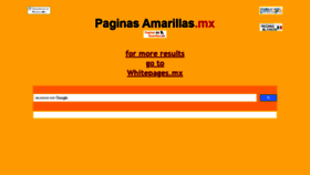 What Paginasamarillas.mx website looked like in 2021 (2 years ago)