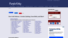 What Purplekittyyarns.com website looked like in 2021 (2 years ago)