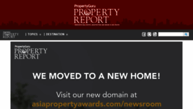 What Property-report.com website looked like in 2021 (2 years ago)