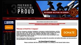 What Paolifirecompany.org website looked like in 2021 (2 years ago)