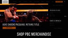 What Premierboxingchampions.com website looked like in 2021 (2 years ago)