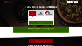 What Pizzahut.be website looked like in 2021 (2 years ago)