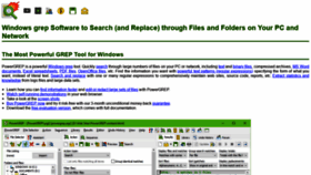What Powergrep.com website looked like in 2021 (3 years ago)