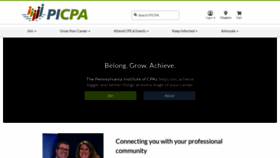 What Picpa.org website looked like in 2021 (2 years ago)