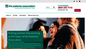 What Patients-association.org.uk website looked like in 2021 (2 years ago)