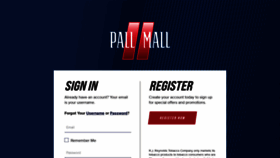 What Pallmallusa.com website looked like in 2021 (2 years ago)