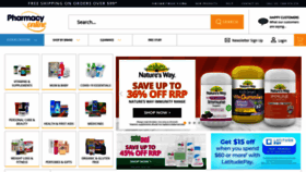 What Pharmacyonline.com.au website looked like in 2021 (2 years ago)