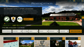 What Premiercottages.co.uk website looked like in 2021 (2 years ago)