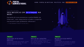 What Portaladministravel.com.br website looked like in 2021 (4 years ago)