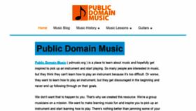 What Pdmusic.org website looked like in 2021 (2 years ago)