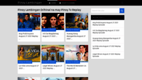 What Pinoylambingano.su website looked like in 2021 (2 years ago)