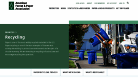 What Paperrecycles.org website looked like in 2021 (2 years ago)