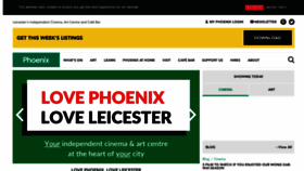What Phoenix.org.uk website looked like in 2021 (2 years ago)