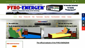 What Pyroenergen.com website looked like in 2021 (2 years ago)