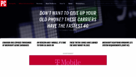What Pcmag.com website looked like in 2021 (2 years ago)