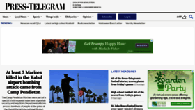 What Presstelegram.com website looked like in 2021 (2 years ago)
