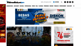 What Pikiran-rakyat.com website looked like in 2021 (2 years ago)