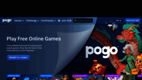 What Pogo.com website looked like in 2021 (2 years ago)