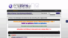 What Prezone.pl website looked like in 2021 (2 years ago)