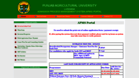 What Pau-apms.in website looked like in 2021 (2 years ago)