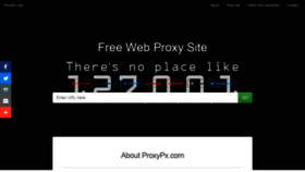 What Proxypx.com website looked like in 2021 (2 years ago)