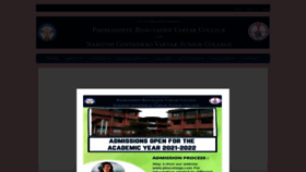 What Pbvcollege.com website looked like in 2021 (2 years ago)
