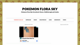 What Pokemonfloraskyrom.com website looked like in 2021 (2 years ago)
