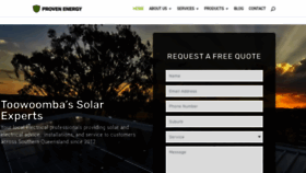 What Provenenergy.com.au website looked like in 2021 (2 years ago)