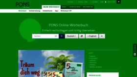 What Pons.de website looked like in 2021 (2 years ago)