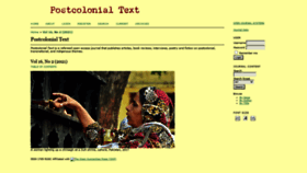 What Postcolonial.org website looked like in 2021 (2 years ago)