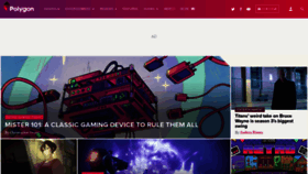 What Polygon.com website looked like in 2021 (2 years ago)